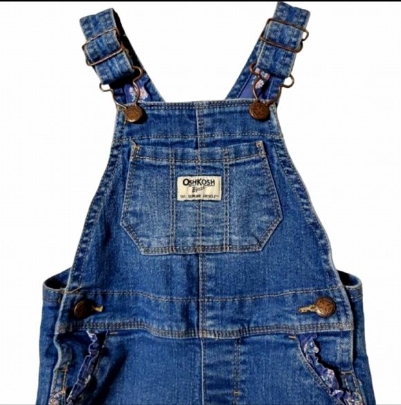 OshKosh Daisy Ruffle Overalls - Picture 10 of 12